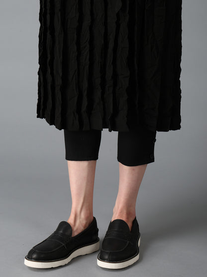 BLACK CHIFFON WRAP SKIRT