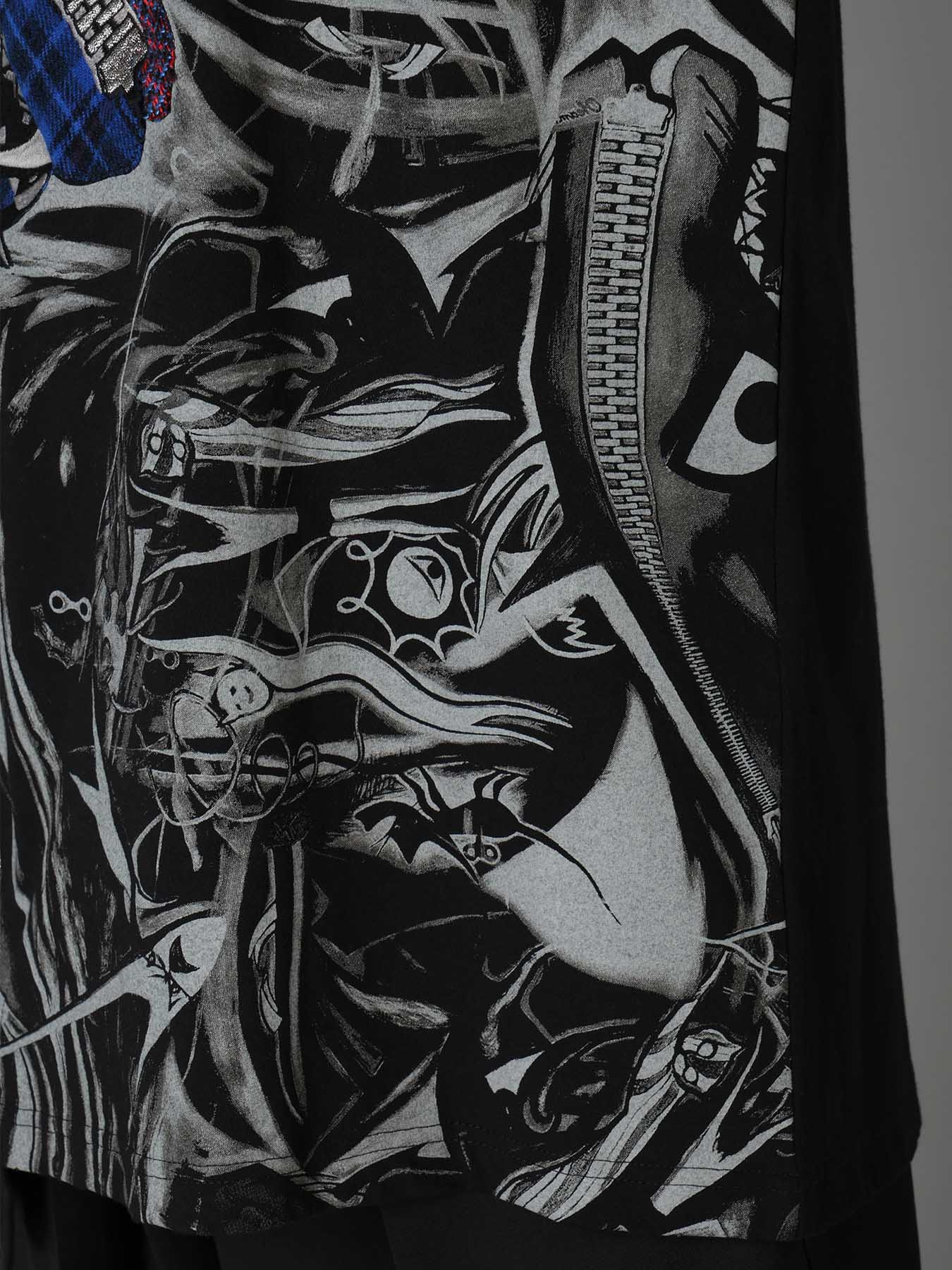 Ground Y×Taro Okamoto Mixed-Media Composition T-shirts ”The Law of the Jungle”