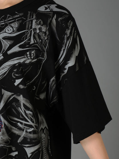 Ground Y×Taro Okamoto Mixed-Media Composition T-shirts ”The Law of the Jungle”