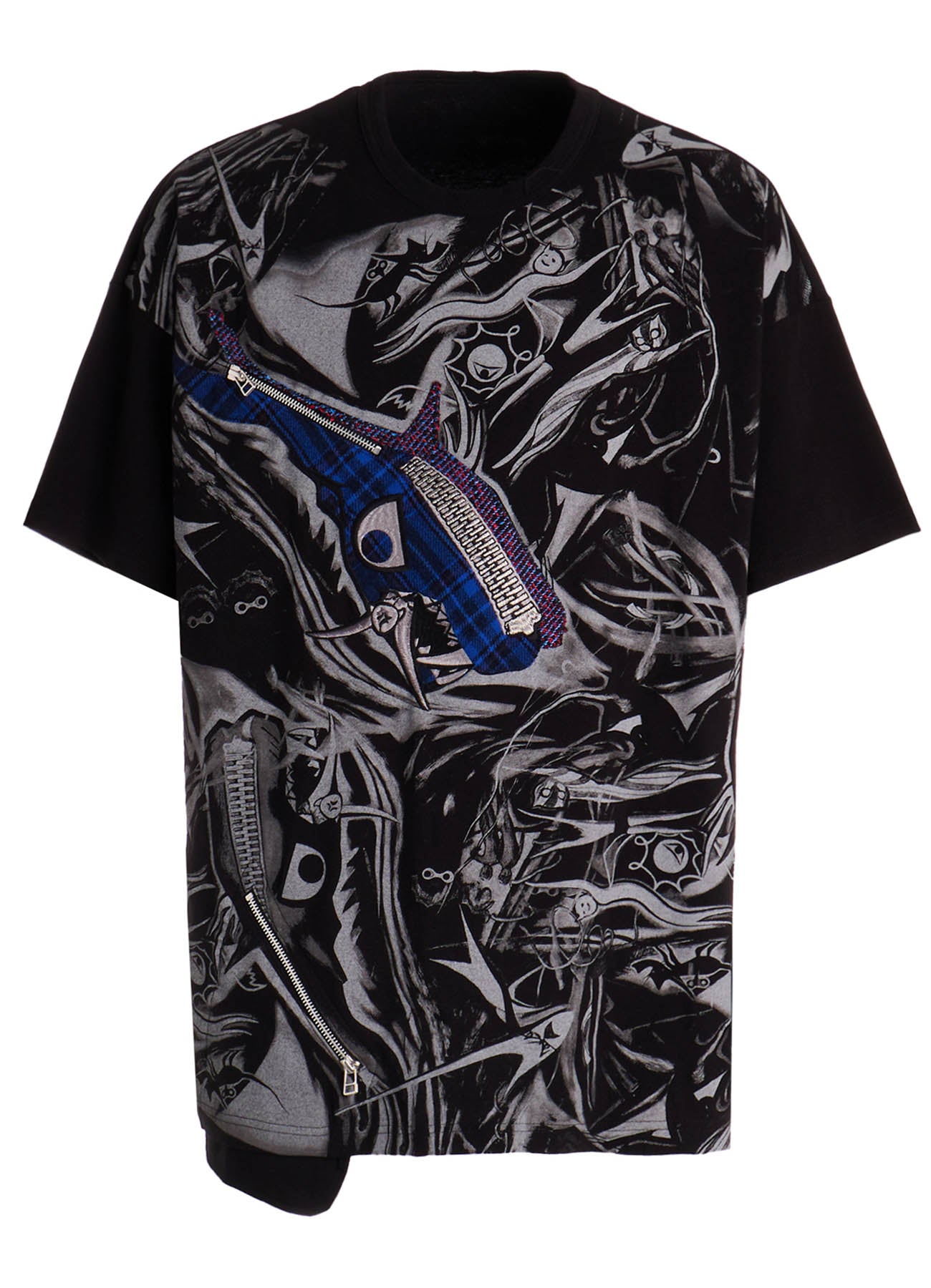 Ground Y×Taro Okamoto Mixed-Media Composition T-shirts ”The Law of