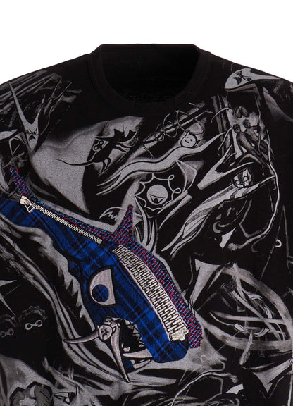 Ground Y×Taro Okamoto Mixed-Media Composition T-shirts ”The Law of the Jungle”