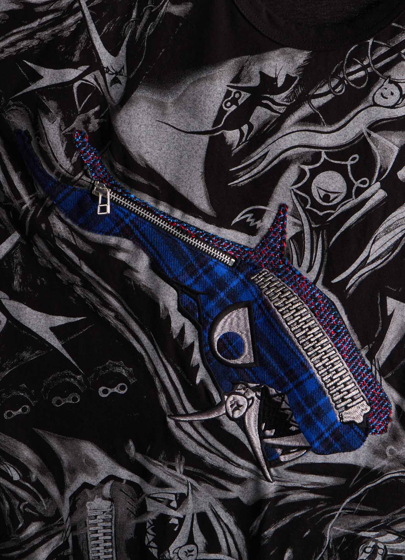 Ground Y×Taro Okamoto Mixed-Media Composition T-shirts ”The Law of the Jungle”