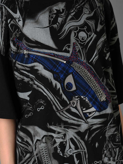 Ground Y×Taro Okamoto Mixed-Media Composition T-shirts ”The Law of the Jungle”