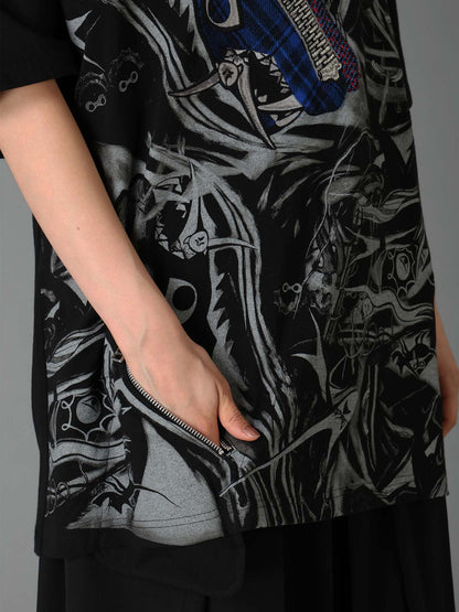 Ground Y×Taro Okamoto Mixed-Media Composition T-shirts ”The Law of the Jungle”