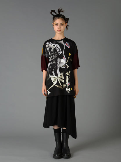Ground Y×Taro Okamoto Patchwork T-shirts Collage Type:A
