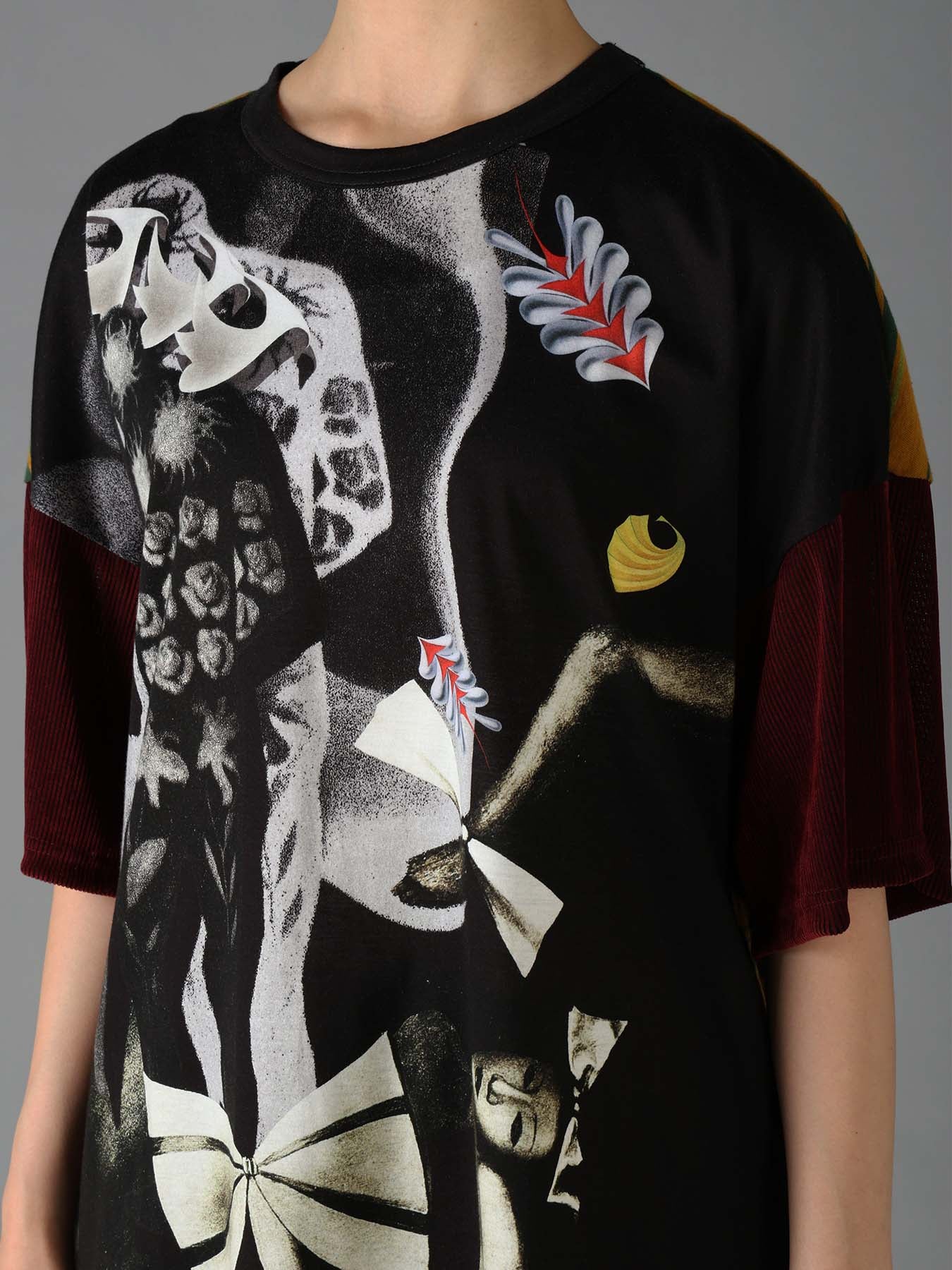 Ground Y×Taro Okamoto Patchwork T-shirts Collage Type:A
