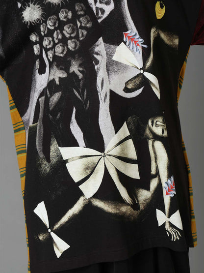 Ground Y×Taro Okamoto Patchwork T-shirts Collage Type:A