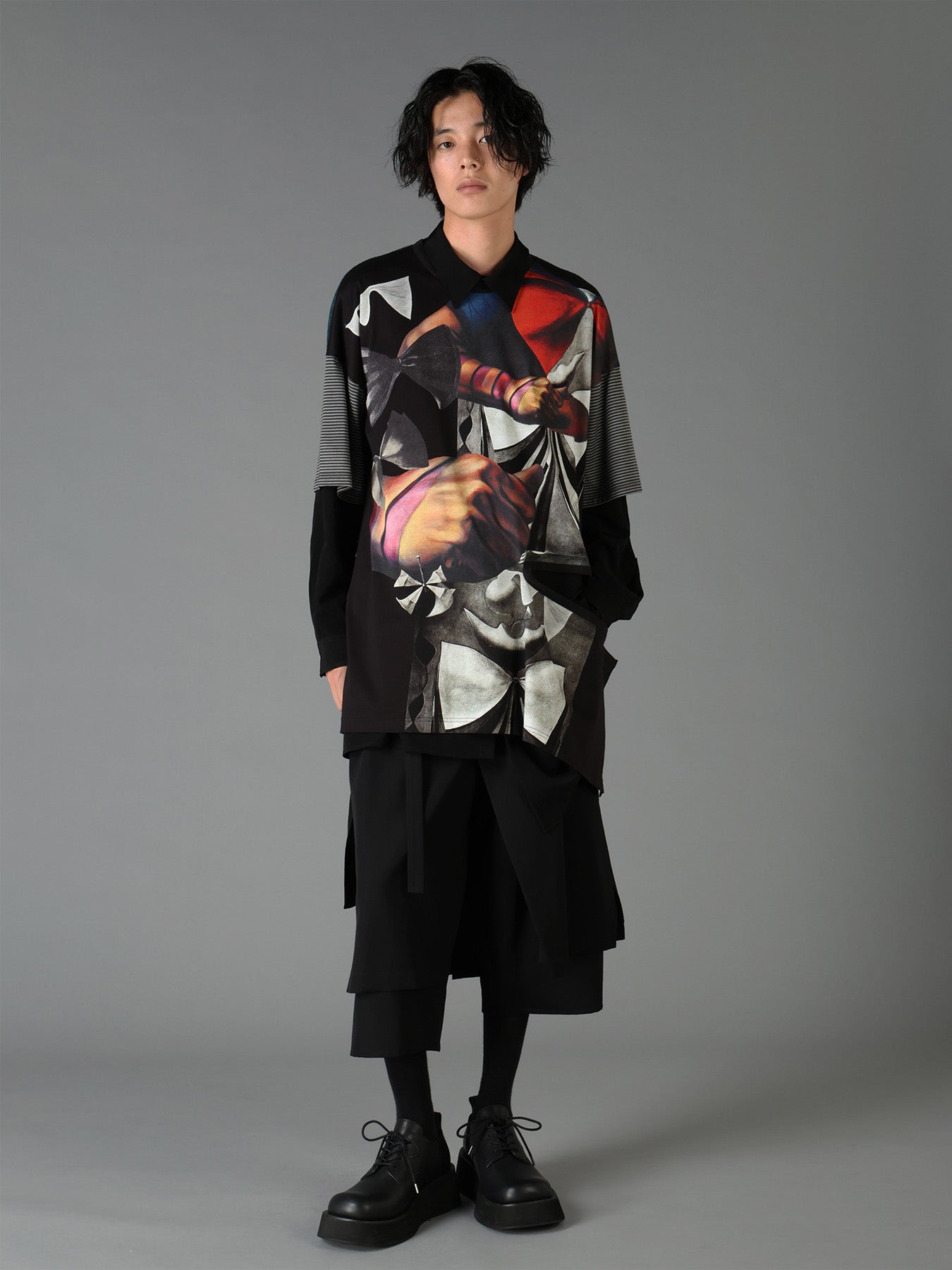 Ground Y×Taro Okamoto Patchwork T-shirts Collage Type:B