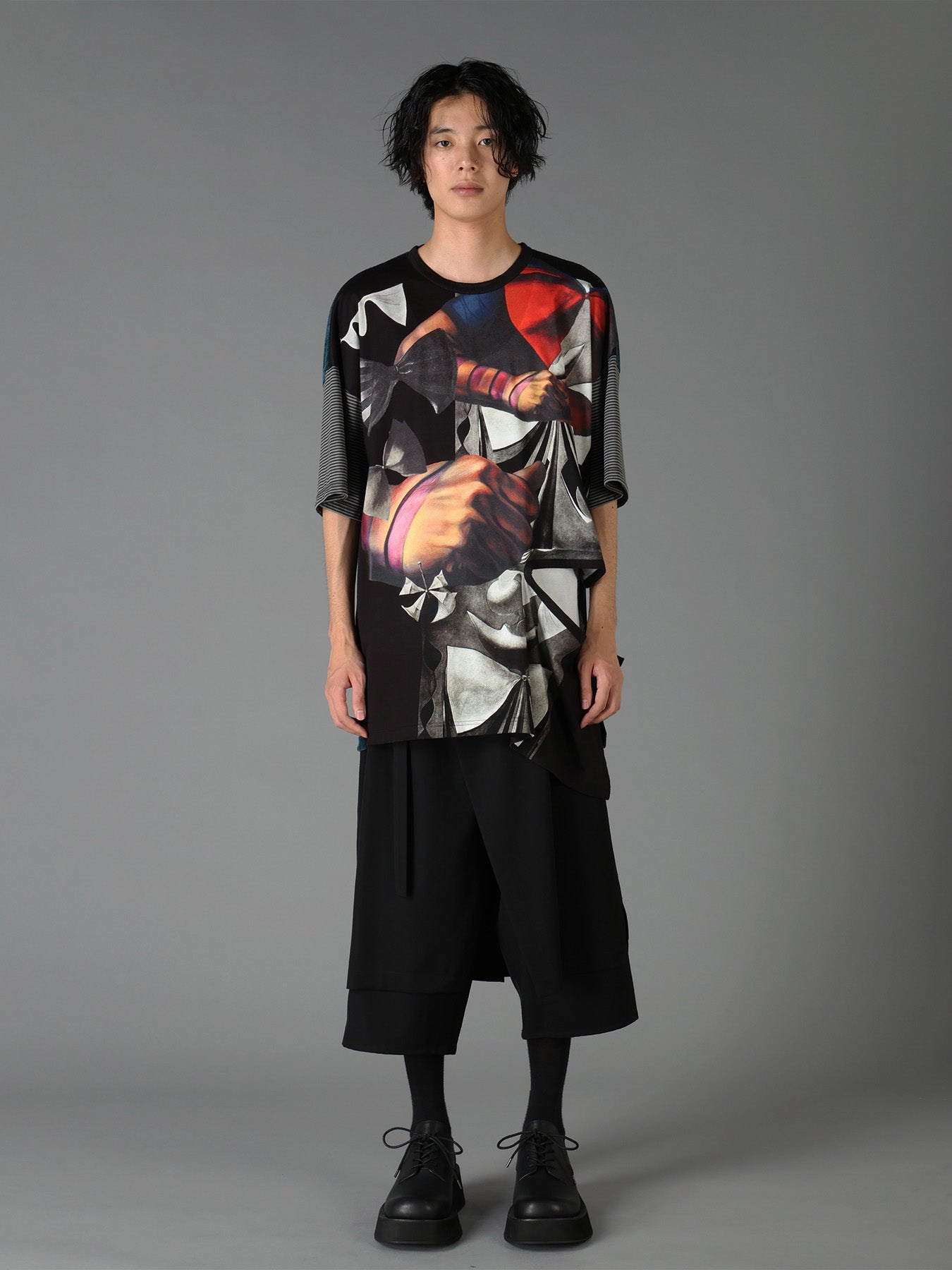 Ground Y×Taro Okamoto Patchwork T-shirts Collage Type:B