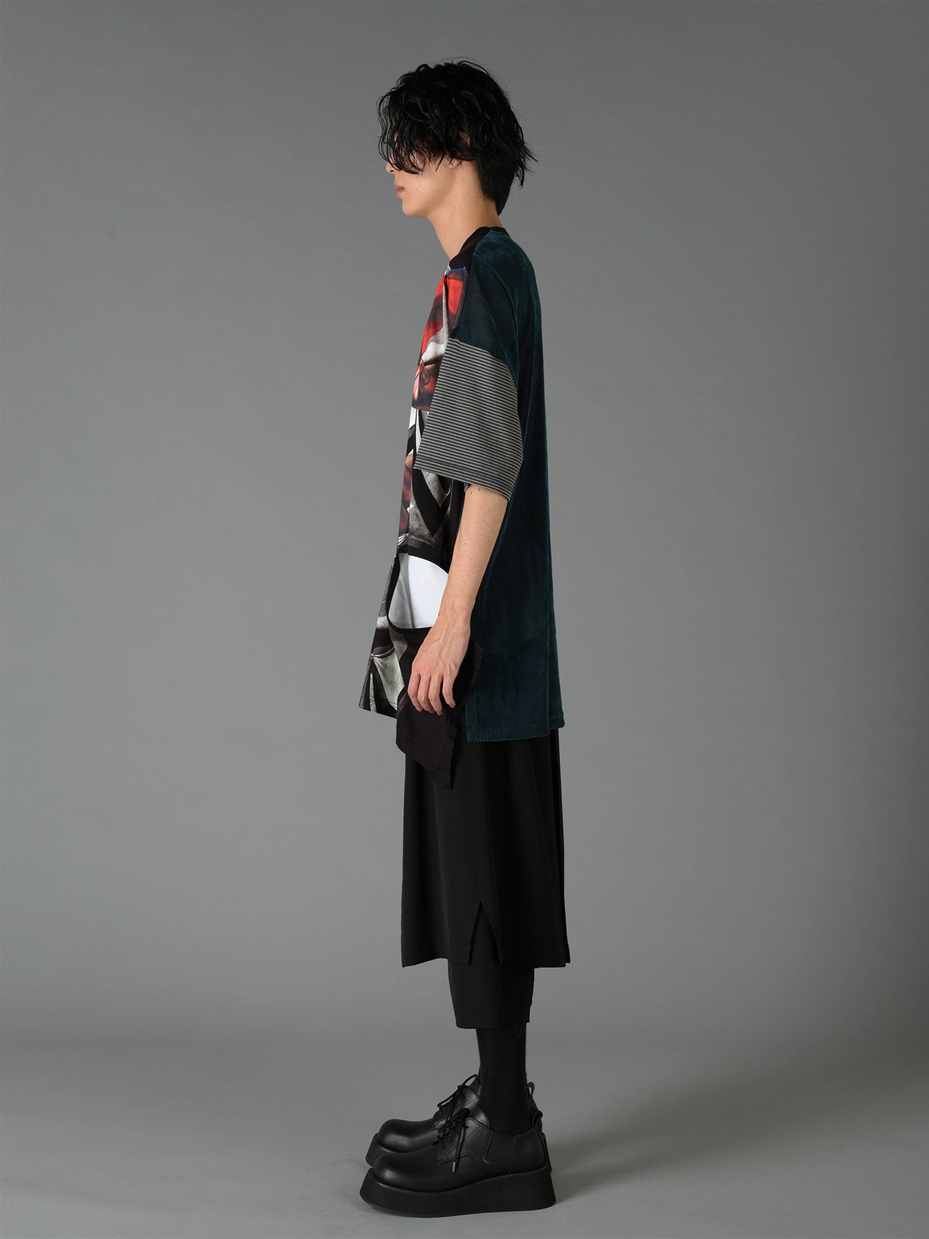 Ground Y×Taro Okamoto Patchwork T-shirts Collage Type:B