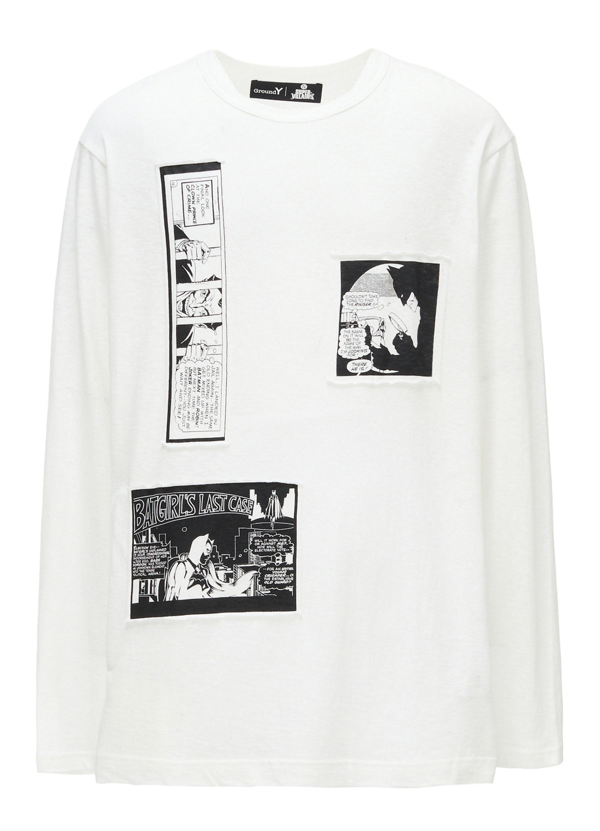 DC SUPER-VILLAINS PATCHWORK T-SHIRT