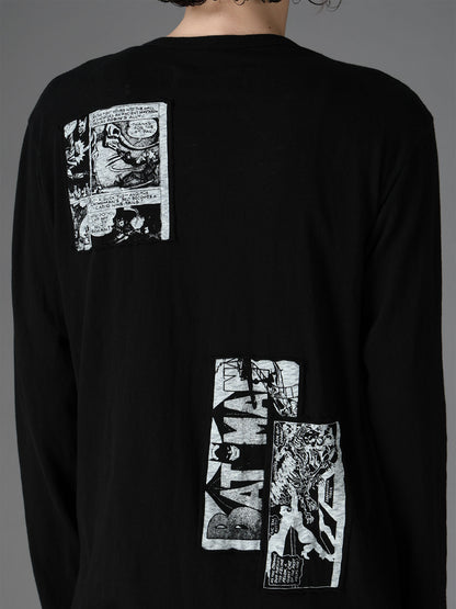DC SUPER-VILLAINS PATCHWORK T-SHIRT