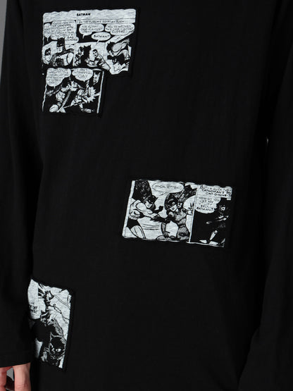 DC SUPER-VILLAINS PATCHWORK T-SHIRT