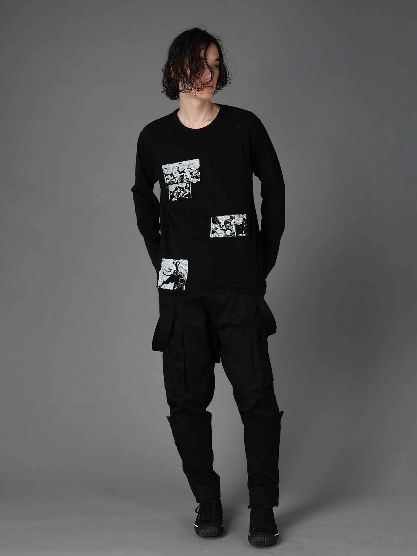 トップス 2010ss Y's for men sign patchwork TEE DC SUPER-VILLAINS PATCHWORK T-SHIRT – THE SHOP YOHJI YAMAMOTO