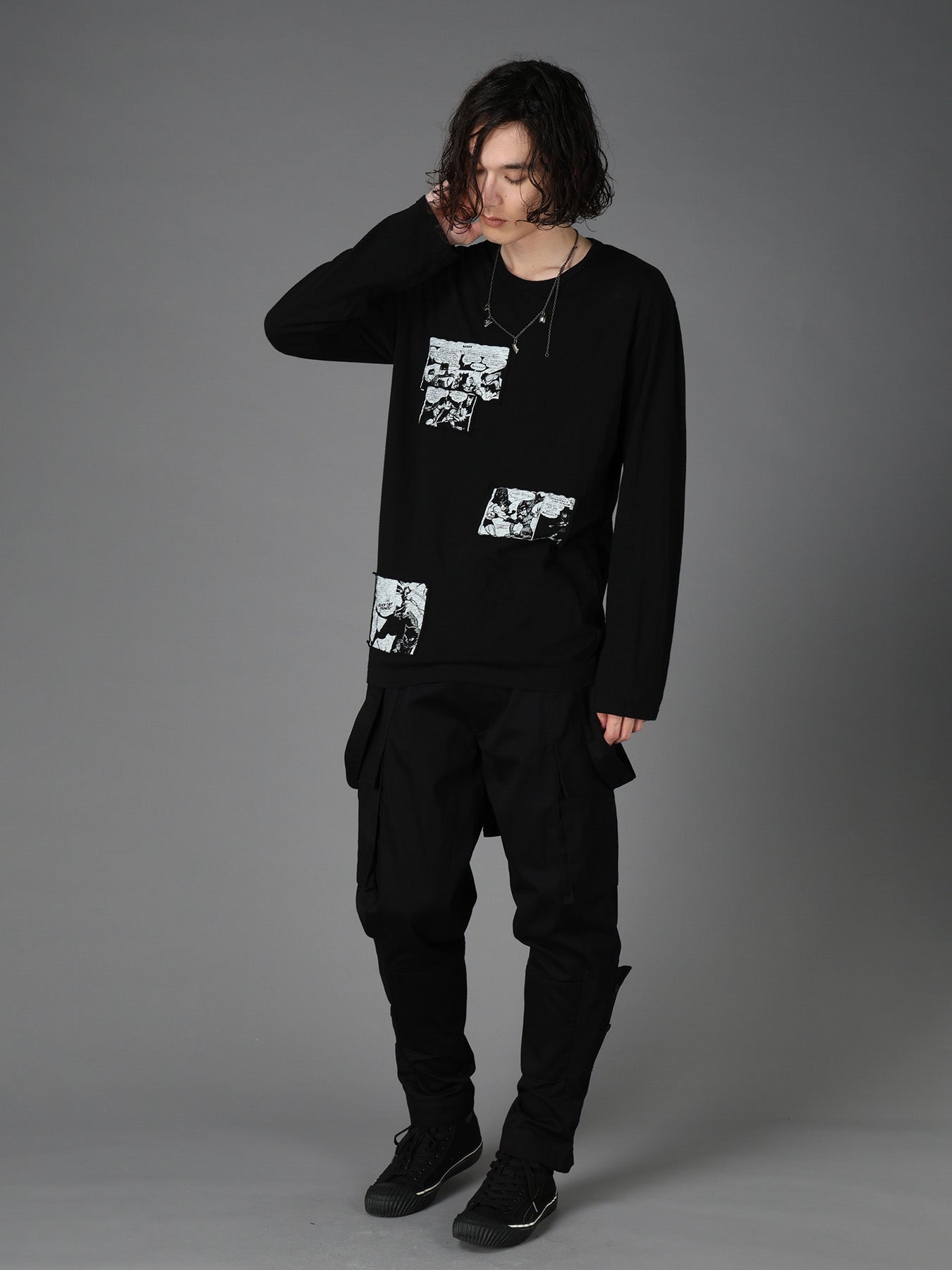 Yohji Yamamoto アシンメトリーカットソー 黒 1 男女ok DC SUPER-VILLAINS PATCHWORK T-SHIRT – THE SHOP YOHJI YAMAMOTO