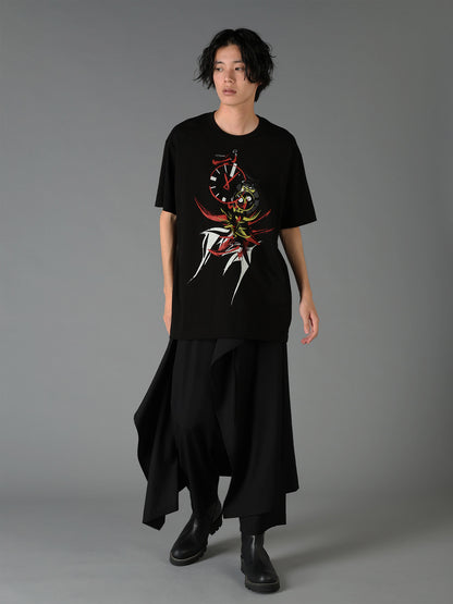 Ground Y×Taro Okamoto Graphic T-shirts "Young Clock Tower"