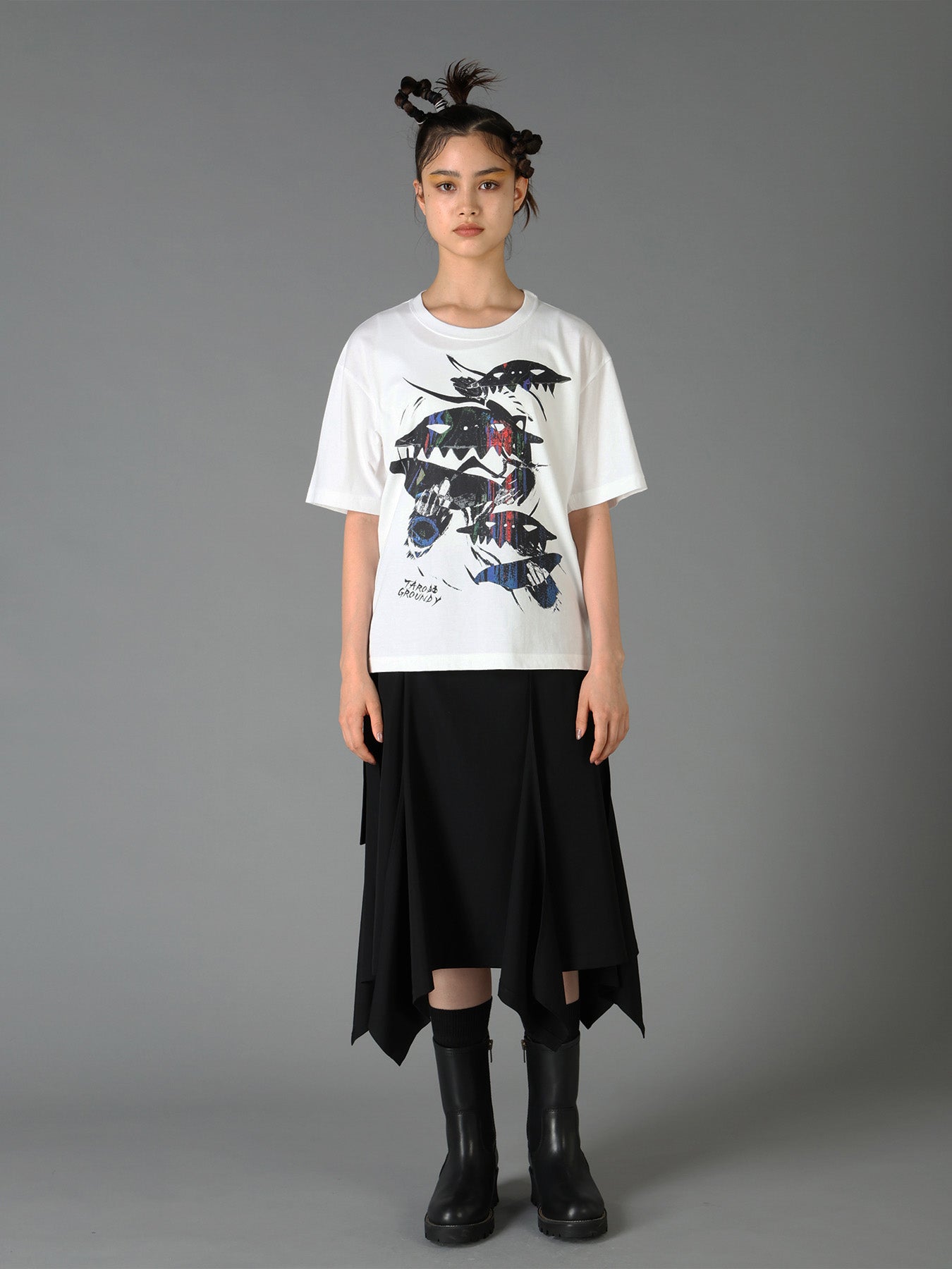 Ground Y×Taro Okamoto Graphic T-shirts "Non"