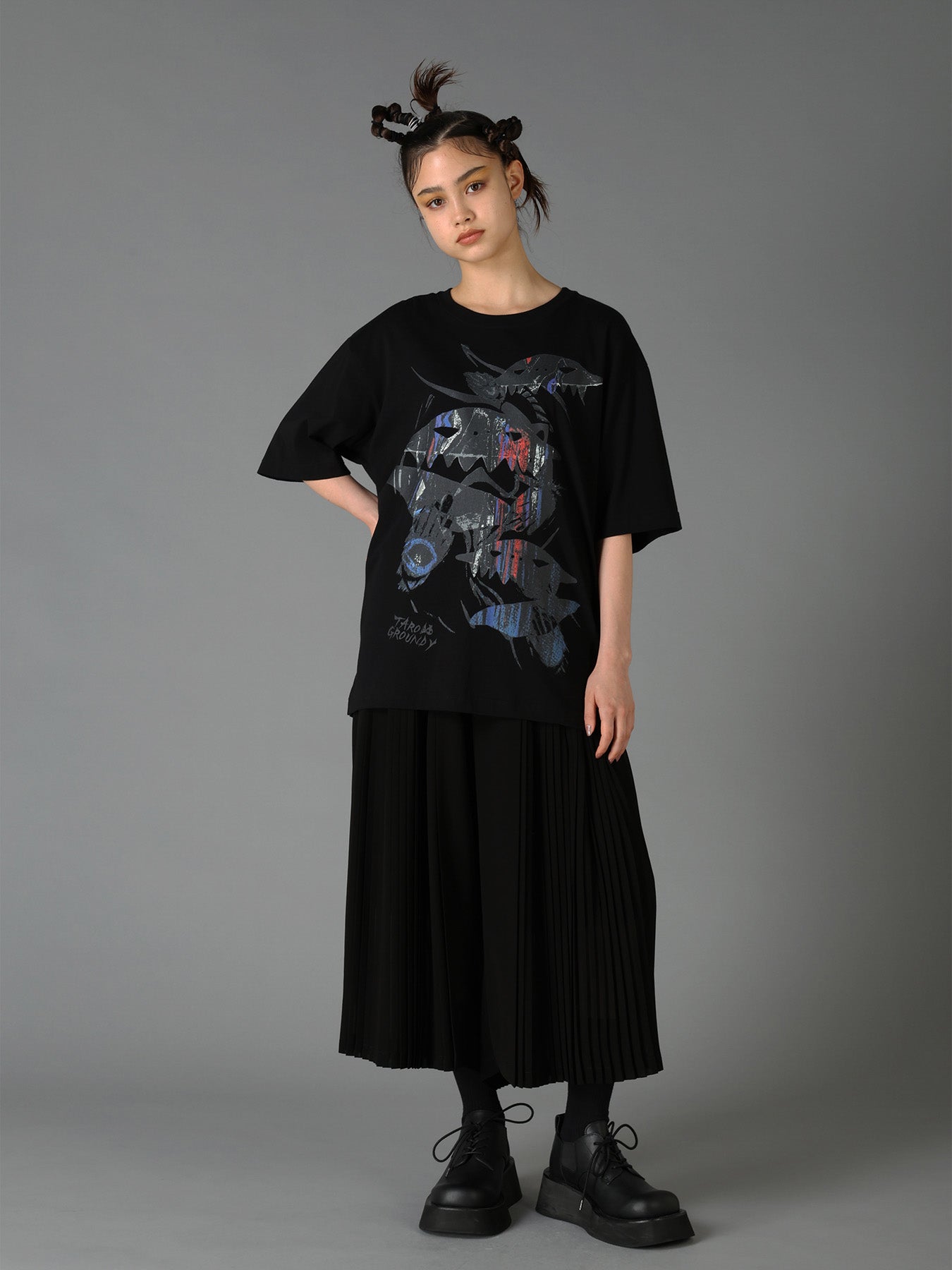 Ground Y×Taro Okamoto Graphic T-shirts "Non"