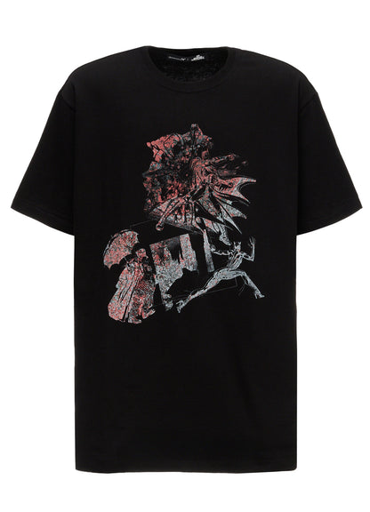 DC SUPER-VILLAINS GRAPHIC T-SHIRT RED