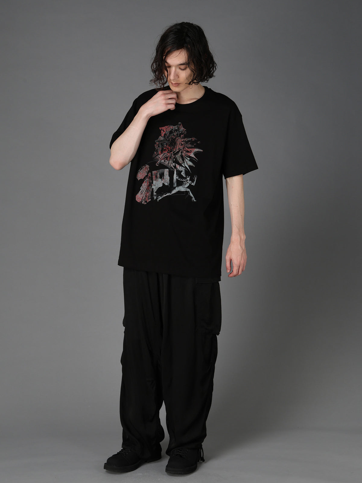 DC SUPER-VILLAINS GRAPHIC T-SHIRT RED