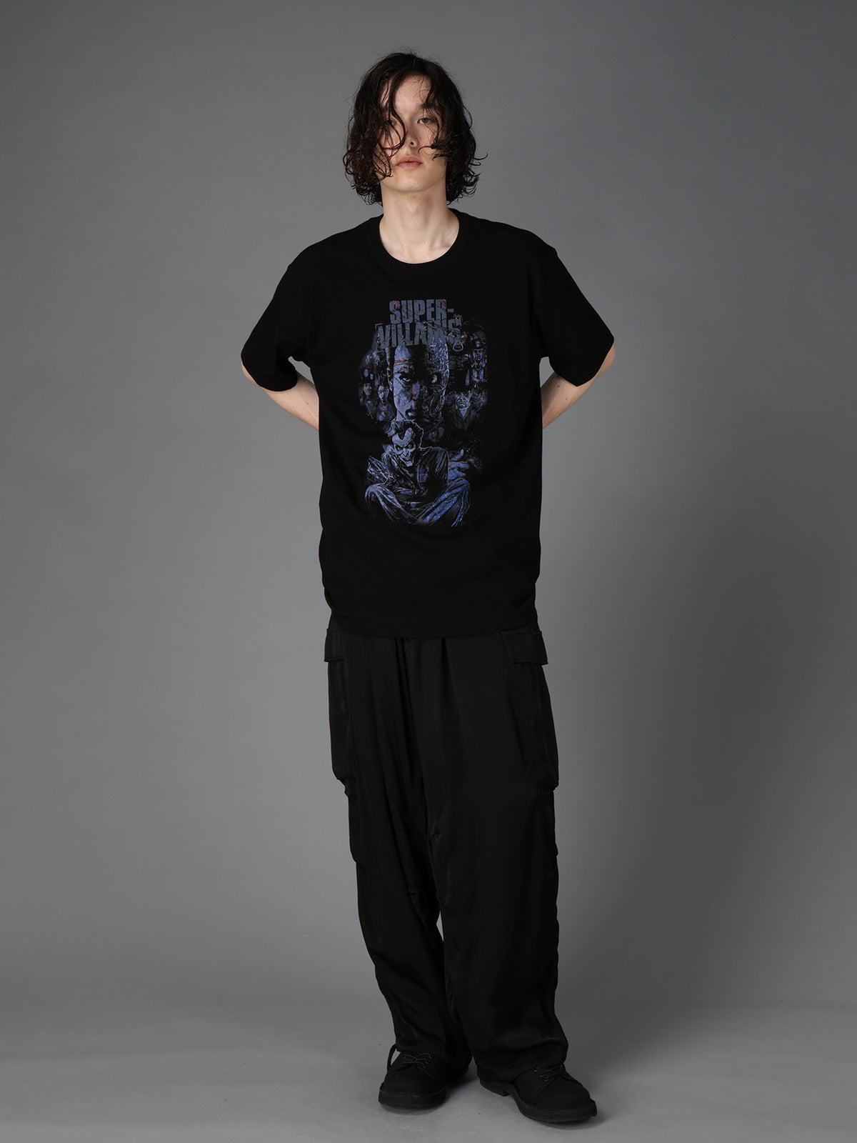 DC SUPER-VILLAINS GRAPHIC T-SHIRT BLUE