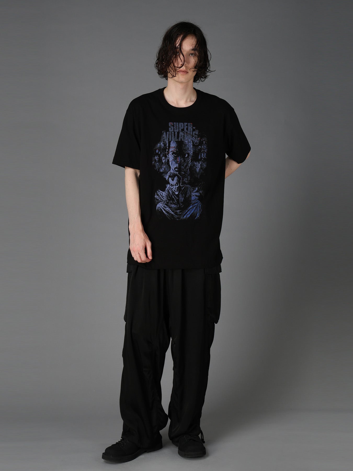 DC SUPER-VILLAINS GRAPHIC T-SHIRT BLUE – THE SHOP YOHJI YAMAMOTO