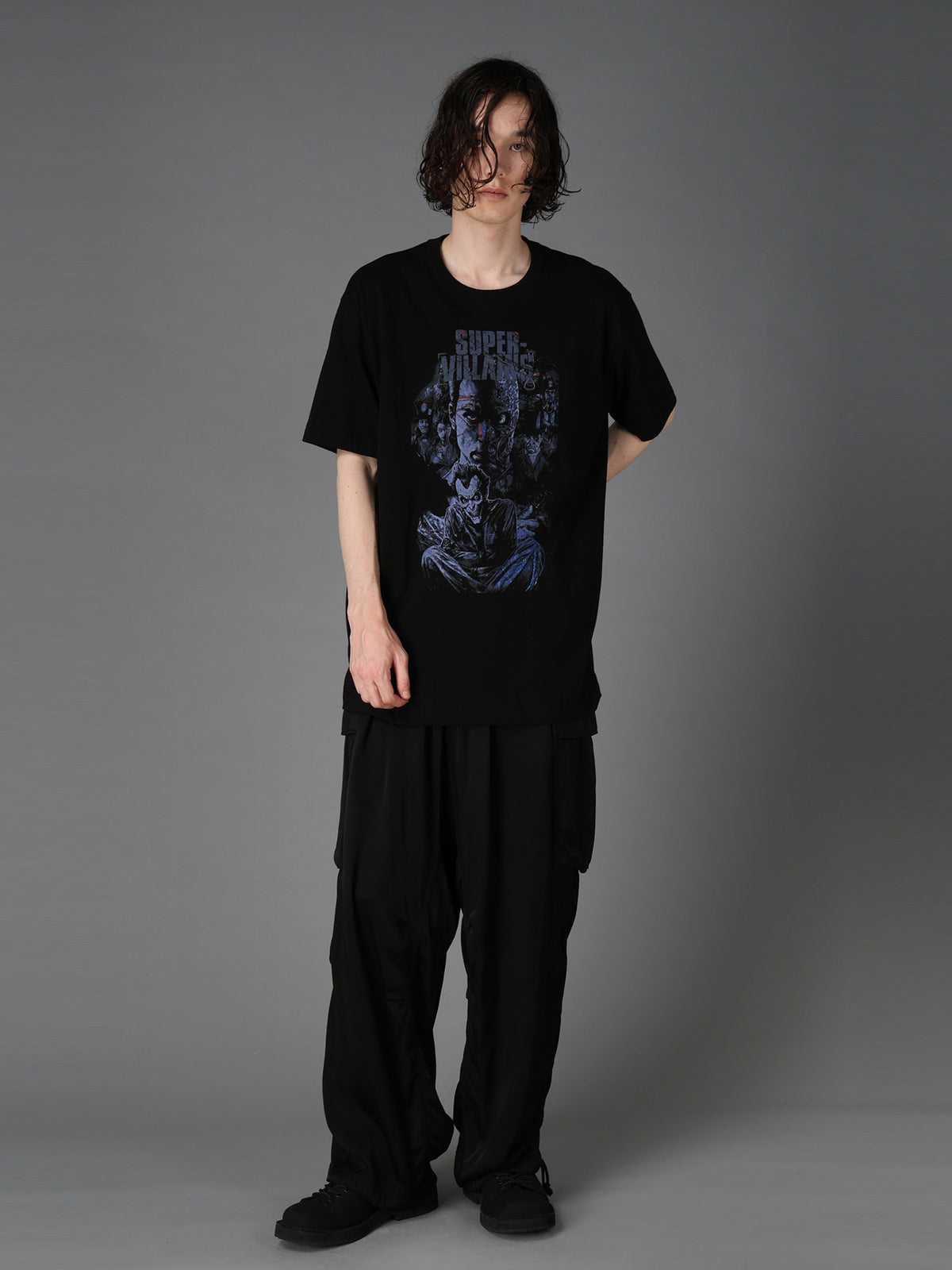 DC SUPER-VILLAINS GRAPHIC T-SHIRT BLUE