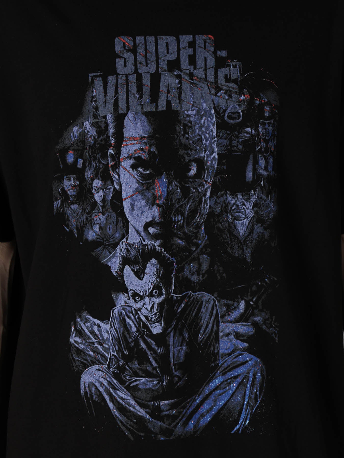 DC SUPER-VILLAINS GRAPHIC T-SHIRT BLUE – THE SHOP YOHJI YAMAMOTO