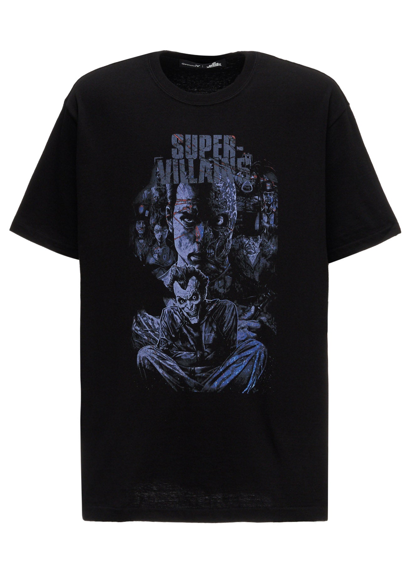 DC SUPER-VILLAINS GRAPHIC T-SHIRT BLUE – THE SHOP YOHJI YAMAMOTO