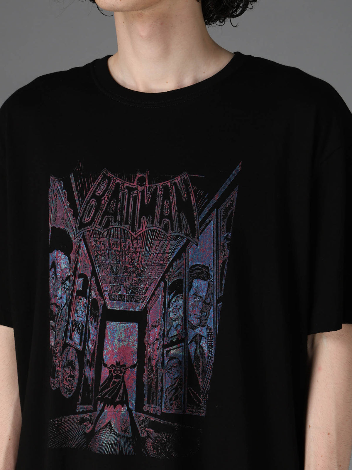 DC SUPER-VILLAINS GRAPHIC T-SHIRT PINK