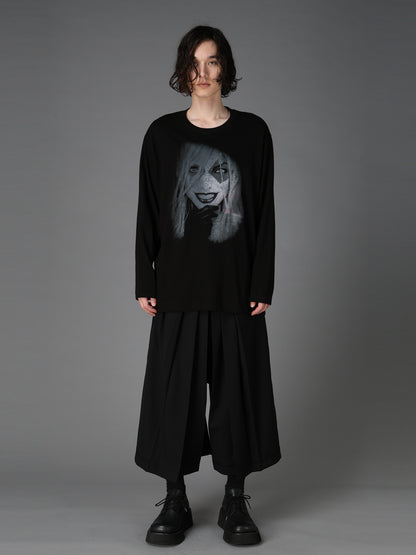 DC SUPER-VILLAINS "HARLEY QUINN" GRAPHIC LONG T-SHIRT