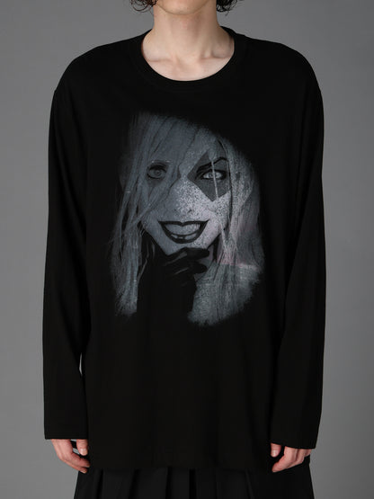 DC SUPER-VILLAINS "HARLEY QUINN" GRAPHIC LONG T-SHIRT