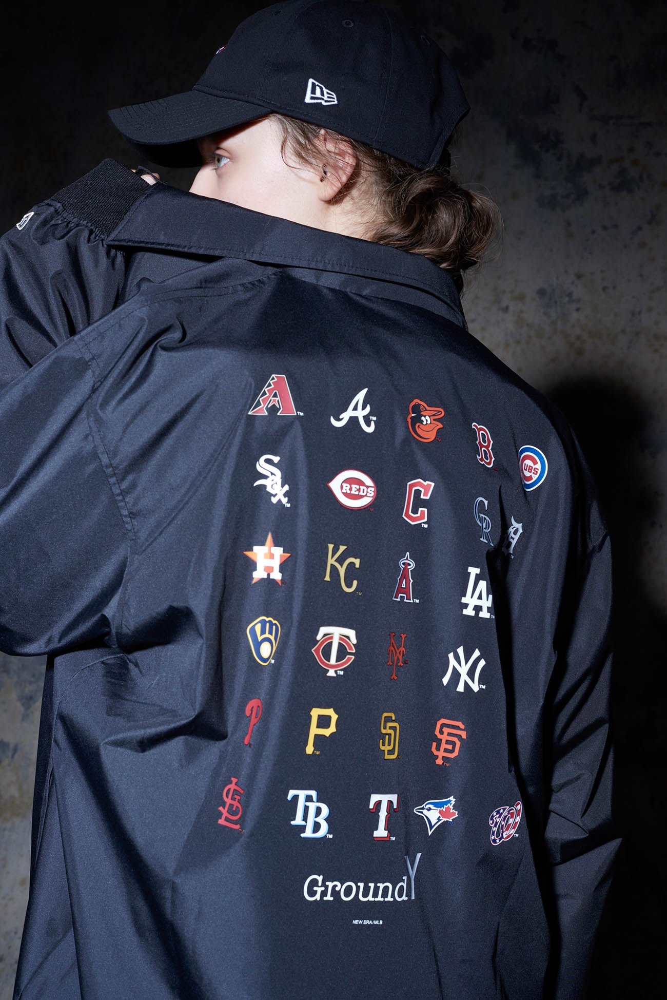 Ground Y×NEWERA×MLB COACH JACKET