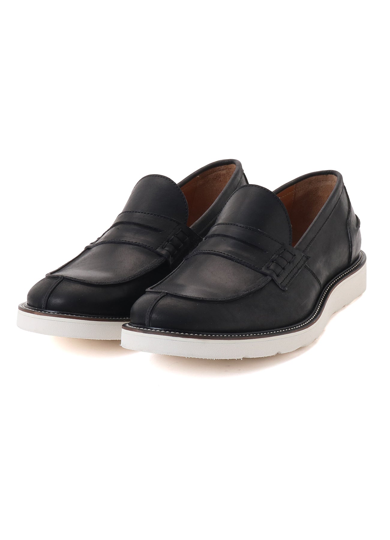 Yohji Yamamoto レザーローファー ブラック BLACK LEATHER LOAFERS – THE SHOP YOHJI YAMAMOTO
