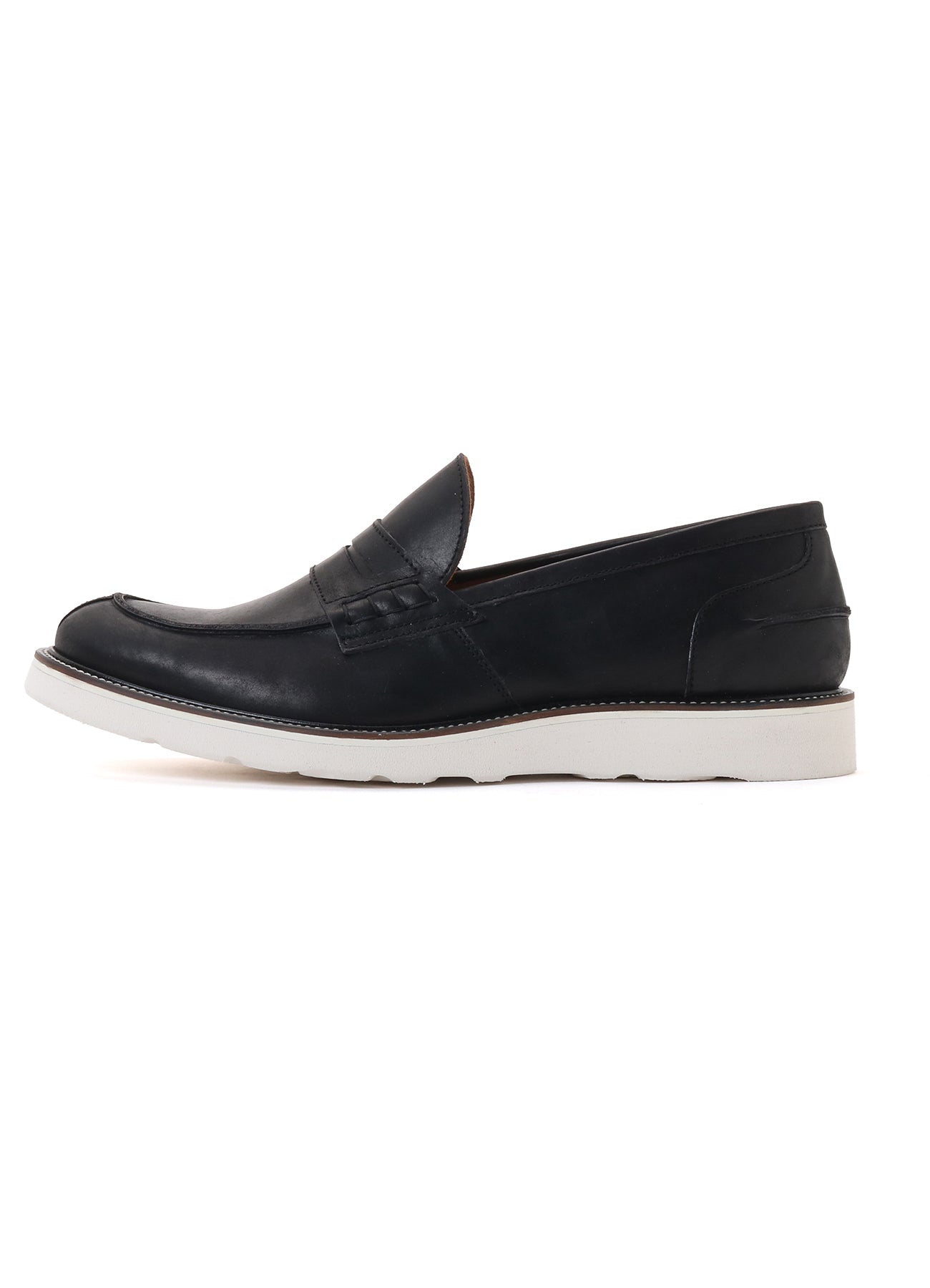 BLACK LEATHER LOAFERS – THE SHOP YOHJI YAMAMOTO