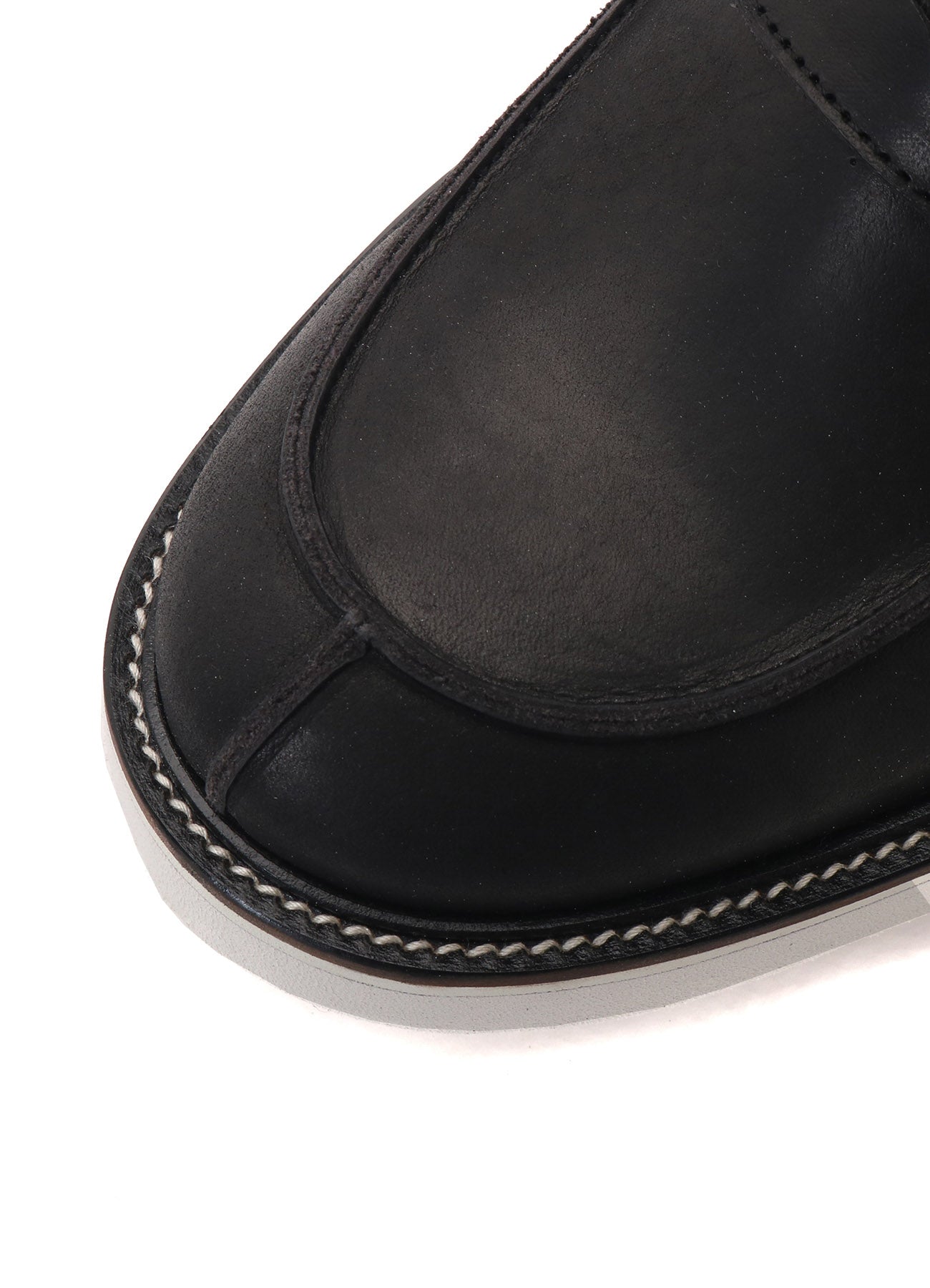 BLACK LEATHER LOAFERS – THE SHOP YOHJI YAMAMOTO