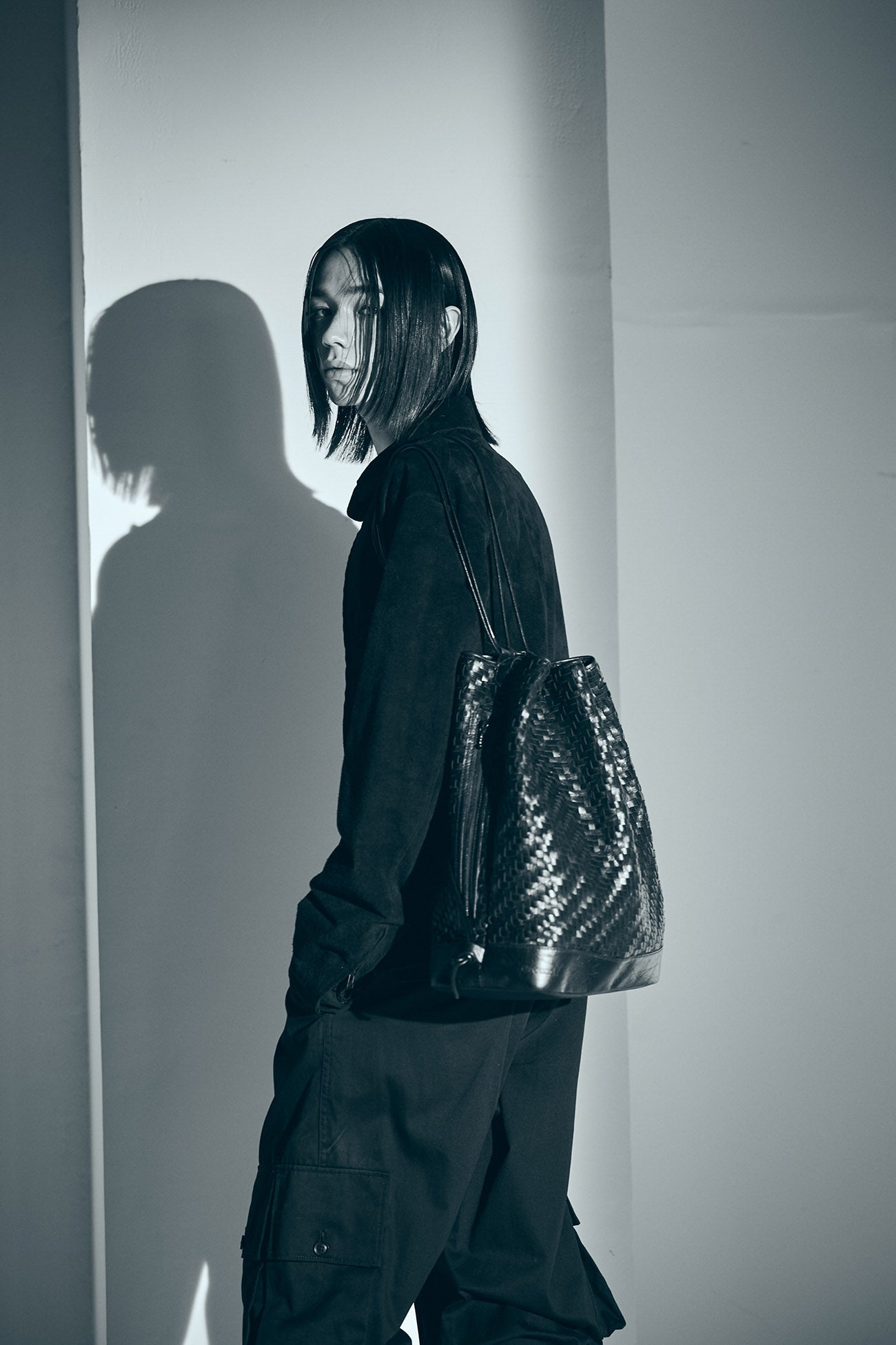 COW LEATHER WOVEN BAG – THE SHOP YOHJI YAMAMOTO