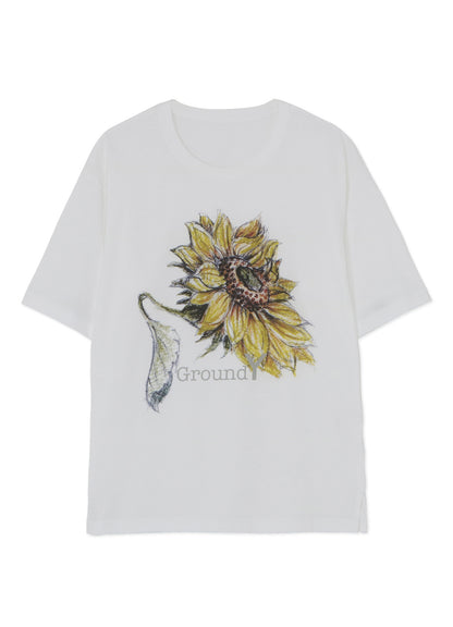 SUNFLOWER PRINT T-SHIRT