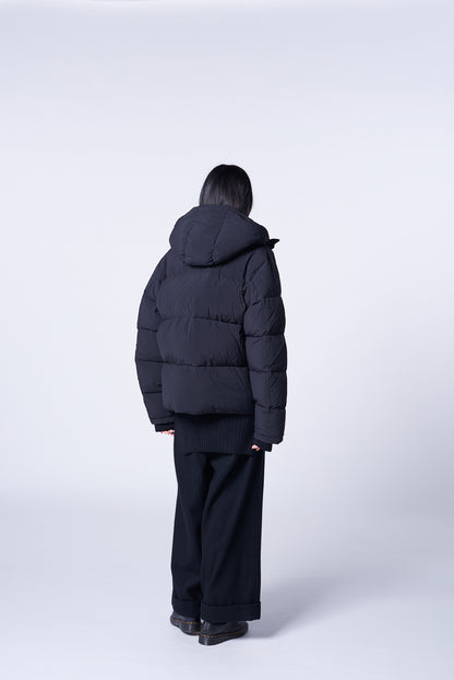 SALT SHRINK TYPEWRITER DOWN JACKET