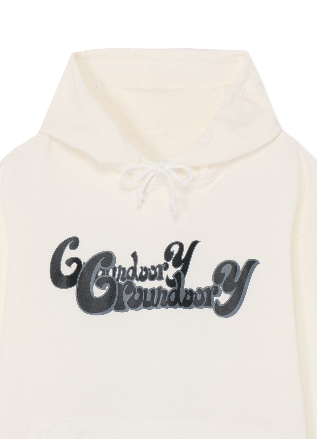 GROUNDOOR Y LOGO FLEECE LINING HOODIE