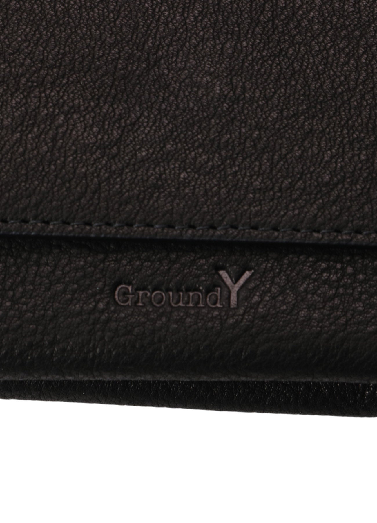 WASHED LEATHER DOUBLE FOLDED WALLET