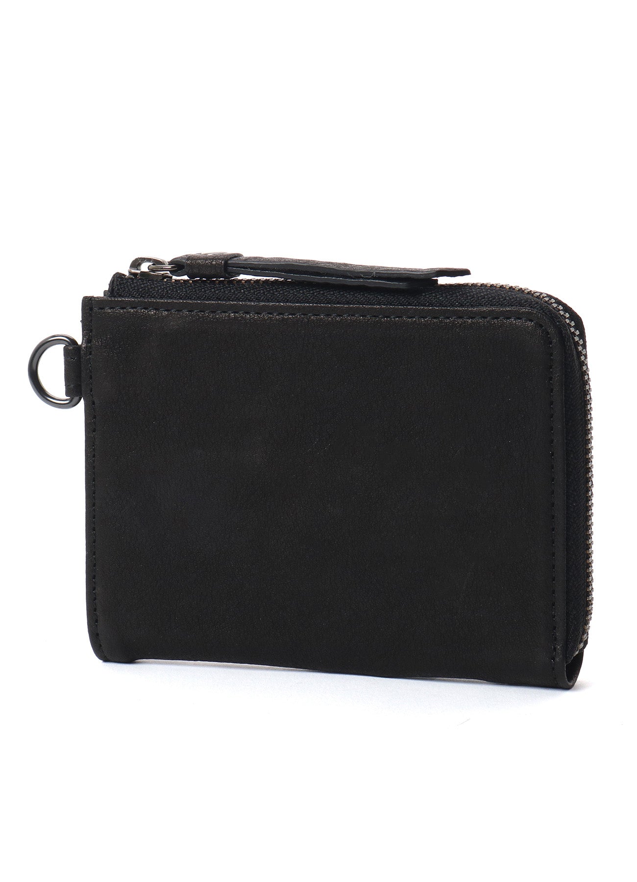 WASHED LEATHER L ZIP WALLET – THE SHOP YOHJI YAMAMOTO