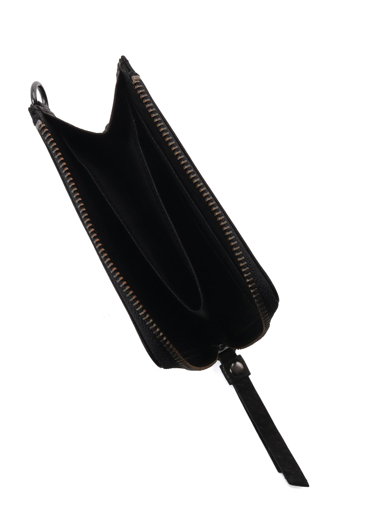 WASHED LEATHER L ZIP WALLET