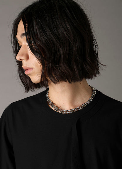 BRASS BALL CHAIN NECKLACE