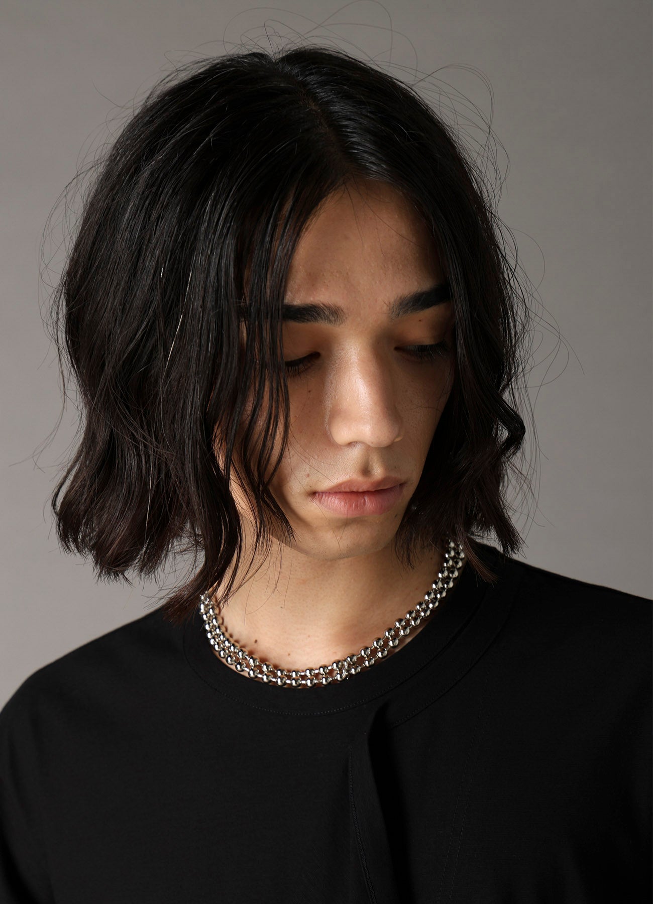 BRASS BALL CHAIN NECKLACE