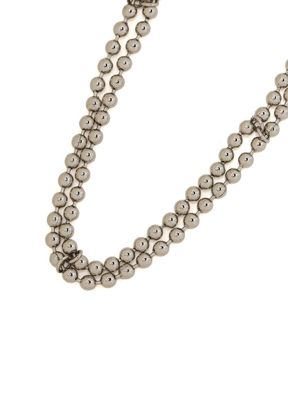 BRASS BALL CHAIN NECKLACE