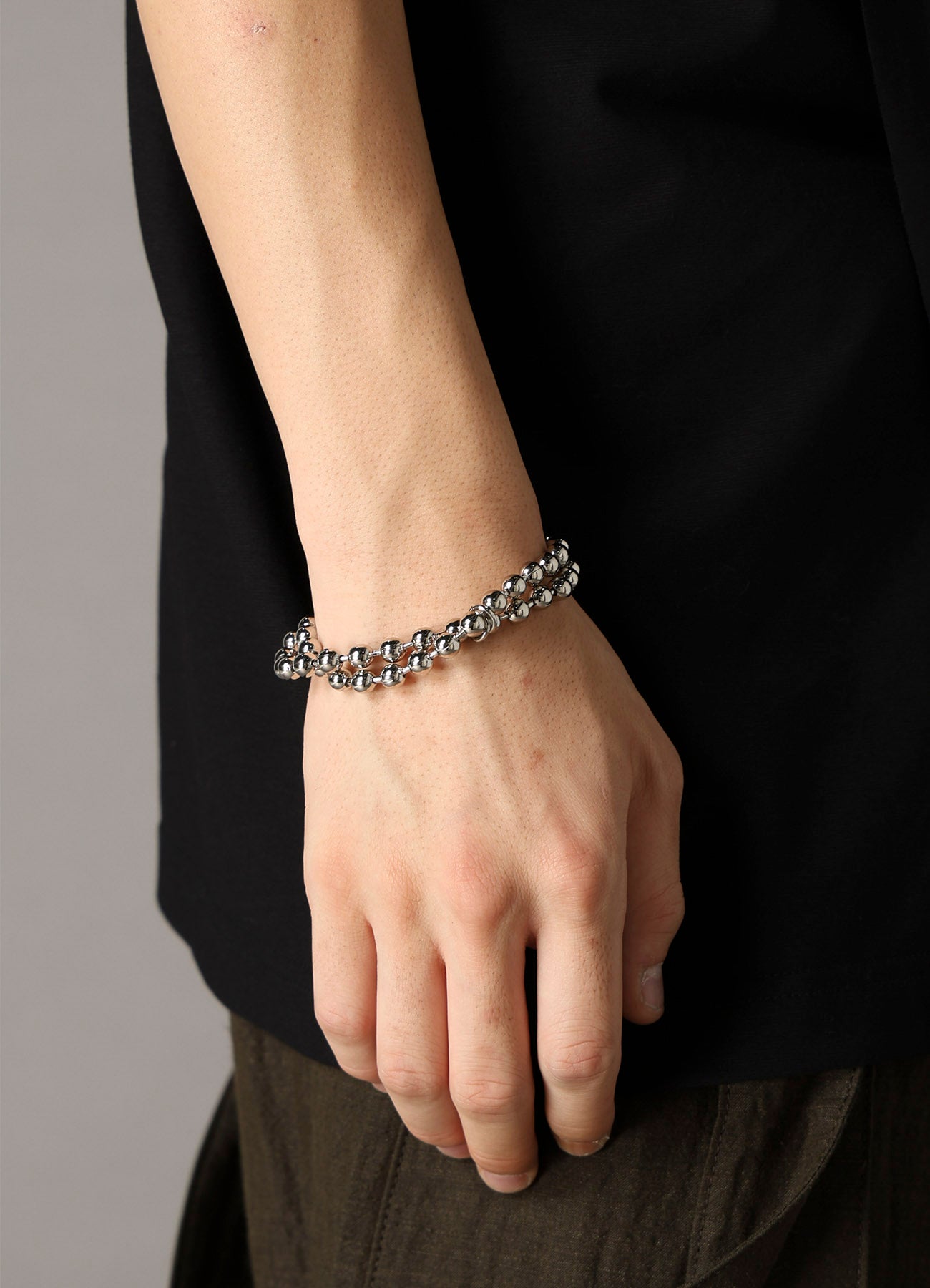 BRASS BALL CHAIN BRACELET – THE SHOP YOHJI YAMAMOTO