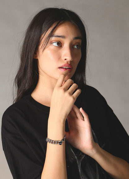 BRASS DOUBLE CHAIN BRACELET