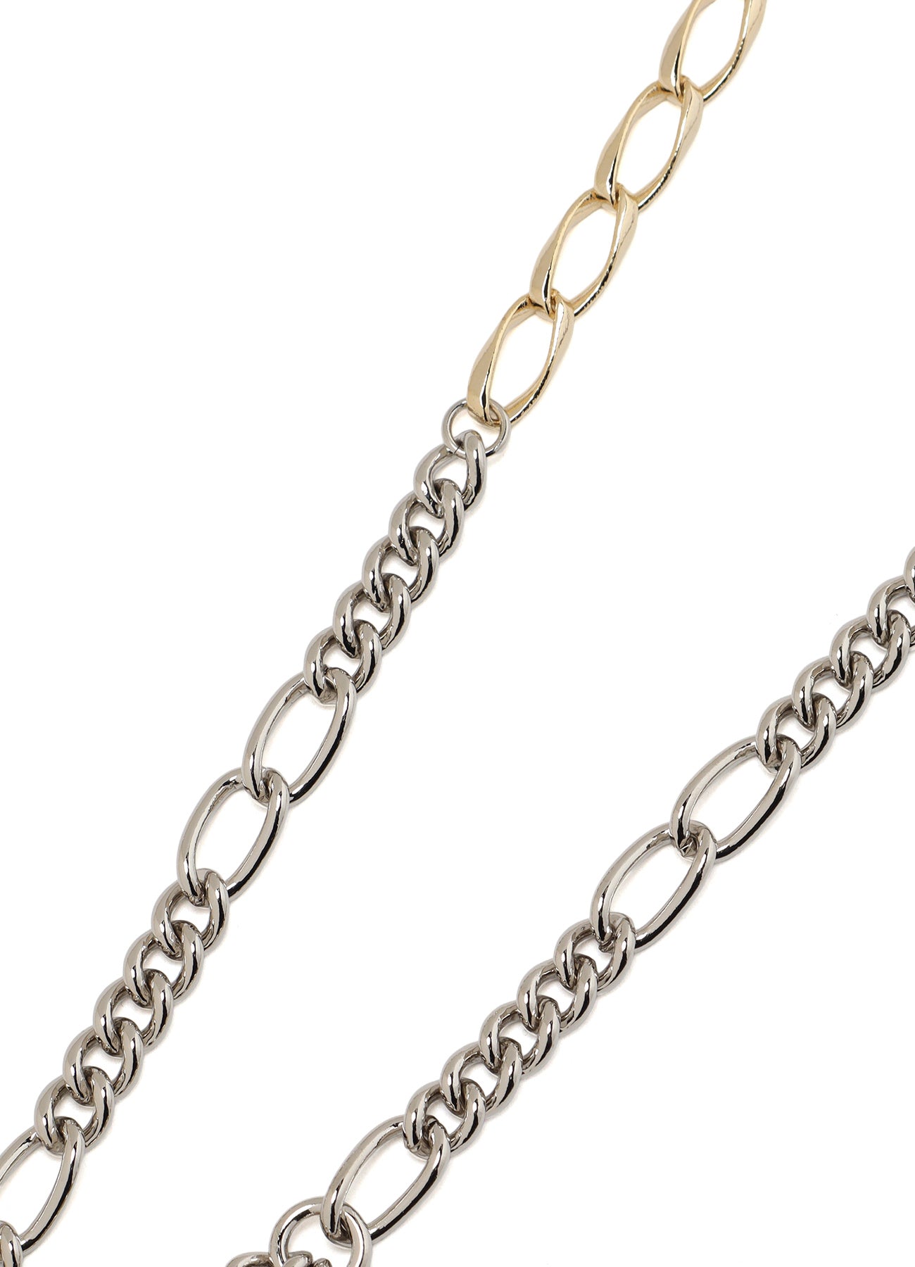 BRASS DOUBLE CHAIN NECKLACE