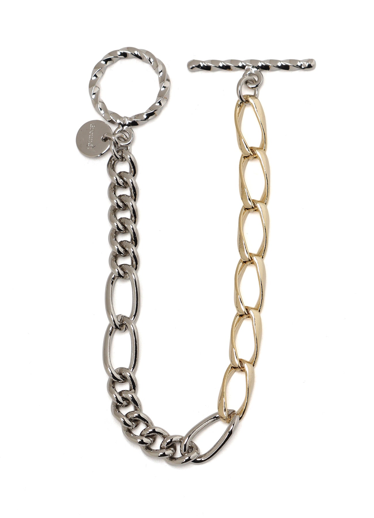 BRASS DOUBLE CHAIN BRACELET